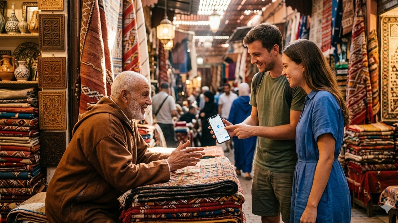 محل تقليدي مغربي