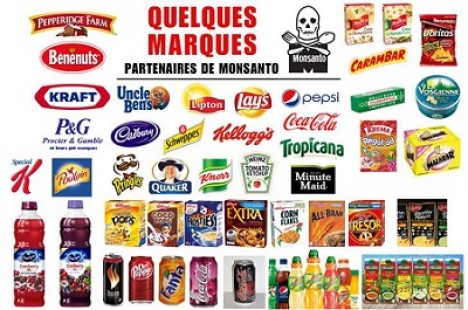 Vous souhaitez éviter les produits Monsanto ? Voici la liste de 30 produits.